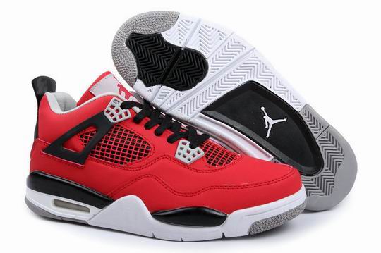 (image for) AIR JORDAN 4 Retro Toro Bravo FQ8138-600 Men's Shoes Red Black Grey-38